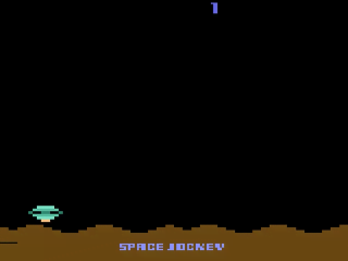 Space Jockey title screen for Atari 2600